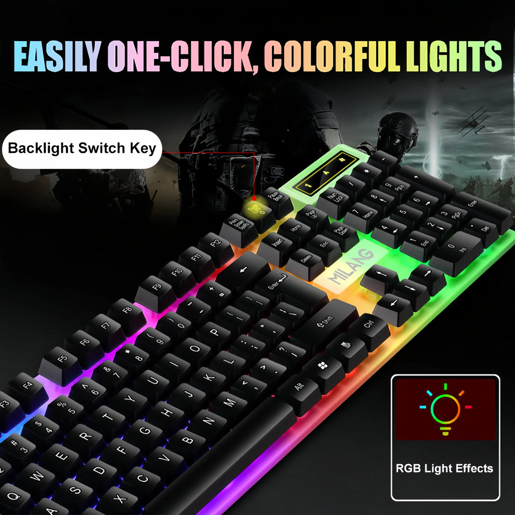 Clavier Gaming RGB Kebidumei