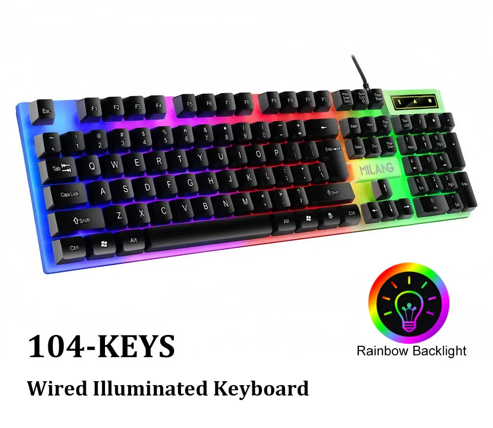 Clavier Gaming RGB Kebidumei
