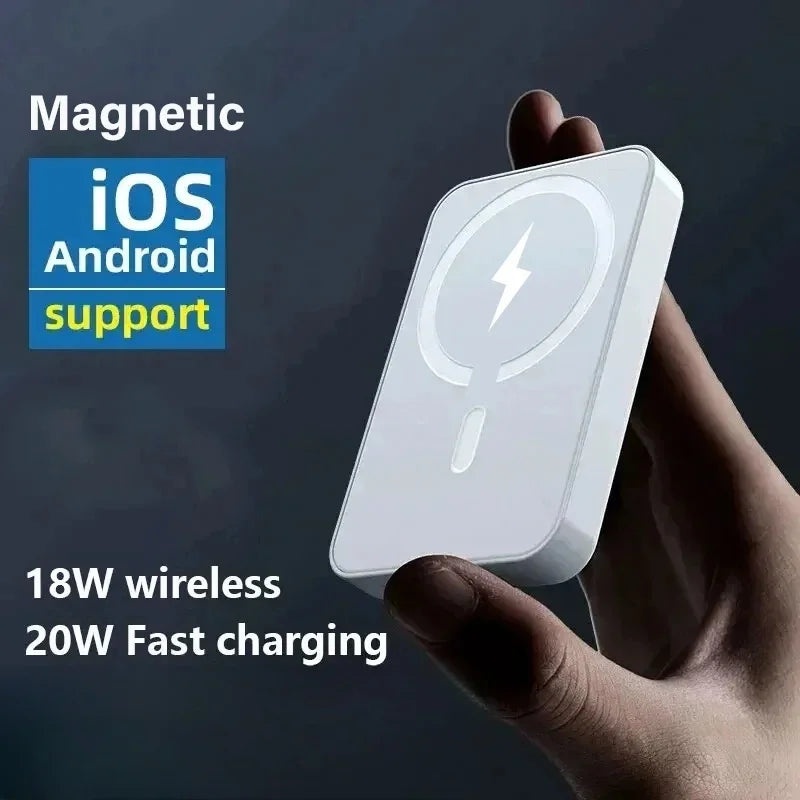 Xilecaly Magnetic Power Bank 10 000 mAh – Charge Rapide & Sans Fil10000mAh